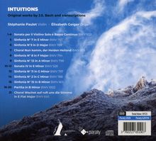Johann Sebastian Bach (1685-1750): Werke für Violine &amp; Orgel "Intuitions", CD