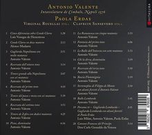 Antonio Valente (1520-1580): Intavolatura di Cimbalo (Neapel 1576), CD