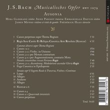 Johann Sebastian Bach (1685-1750): Ein Musikalisches Opfer BWV 1079, CD