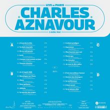 Charles Aznavour (1924-2018): Live In Paris (Musicorama), 2 LPs
