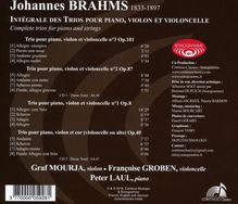 Johannes Brahms (1833-1897): Klaviertrios Nr.1-3, 2 CDs