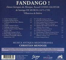 Fandango! - Barocke Tänze aus Mexico, CD