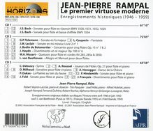Jean-Pierre Rampal  - Le Premiere Virtuose Moderne, 3 CDs