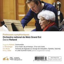 Orchestre National de Metz Grand Est - Poetesses Symphoniques, CD