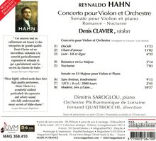 Reynaldo Hahn (1875-1947): Violinkonzert, CD