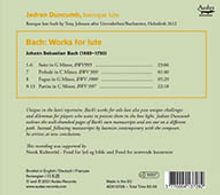 Johann Sebastian Bach (1685-1750): Lautenwerke BWV 995,997,999,1000, CD