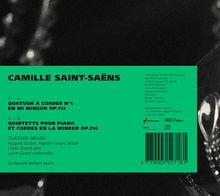 Camille Saint-Saens (1835-1921): Klavierquintett op.14, CD