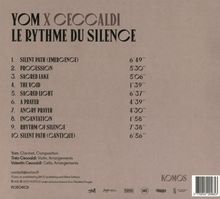 Albumtitel: "Le Rythme du Silence" von Yom X Ceccaldi. 10 Tracks gelistet mit Zeiten, Künstlerdetails aufgeführt.