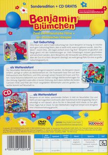 Benjamin Blümchen hat Geburtstag / Benjamin Blümchen als Wetterelefant  (+ Hörspiel-CD), DVD