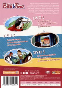Bibi &amp; Tina Box 2 (Folge 10-18), 3 DVDs
