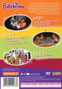 Bibi &amp; Tina DVD Sammelbox 7 (Folge 55-62), 3 DVDs