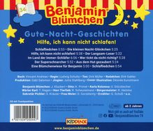 Benjamin Blümchen. Gute-Nacht-Geschichten 34: Hilfe, ich kann nicht schlafen!, CD