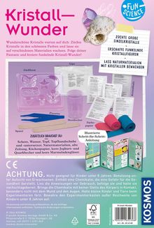 **Kristall-Wunder**: Wunderschöne Kristalle warten auf dich. Züchte grobe Einzelkristalle. Erschaffe funkelnde Kristallfiguren.
