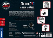 Die drei ??? Krimipuzzle: Die Villa der Rätsel (300 Teile), Spiele