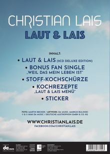 Christian Lais: Laut &amp; Lais (Limited Fan Box), 2 CDs, 1 Single-CD und 1 Merchandise