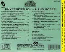 Hans Moser: Unvergeßlich, CD