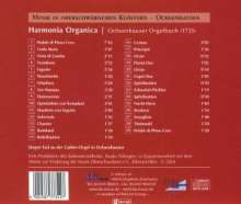 Harmonia Organica: Musik in Oberschwäbischen Klöstern, CD