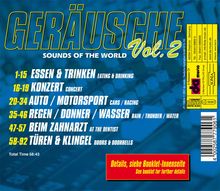 Geräusche Vol.2:Sounds Of The World, CD