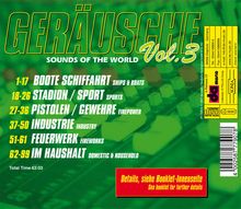 Geräusche Vol.3: Sounds Of The World, CD