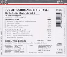 Robert Schumann (1810-1856): Klaviertrio Nr.1 op.63, CD