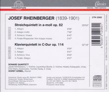 Josef Rheinberger (1839-1901): Klavierquintett C-Dur op.114, CD