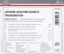 Johann Joachim Quantz (1697-1773): 7 Sonaten &amp; Triosonaten mit Flöte, CD