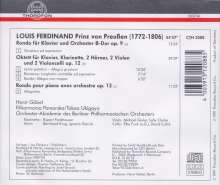 Louis Ferdinand Prinz von Preussen (1772-1806): Rondos für Klavier &amp; Orchester op.9 &amp; op.13, CD