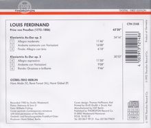 Louis Ferdinand Prinz von Preussen (1772-1806): Klaviertrios op.2 &amp; op.3, CD