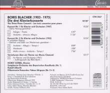 Boris Blacher (1903-1975): Klavierkonzerte Nr.1 &amp; 2, CD