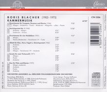 Boris Blacher (1903-1975): Streichquartett Nr.2, CD