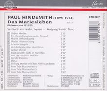 Paul Hindemith (1895-1963): Das Marienleben op.27, CD