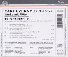 Carl Czerny (1791-1857): Kammermusik mit Flöte, CD