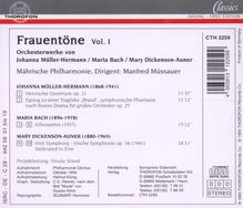 Frauentöne Vol.1, CD