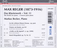 Max Reger (1873-1916): Das Klavierwerk Vol.11, CD