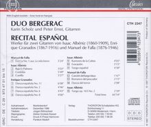 Gitarren-Duo Bergerac - Recital Espanol, CD