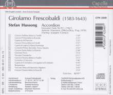 Girolamo Frescobaldi (1583-1643): Werke für Akkordeon, CD