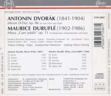 Maurice Durufle (1902-1986): Messe "Cum Jubilo", CD