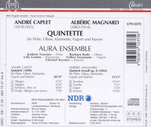 Alberic Magnard (1865-1914): Quintett für Klavier &amp; Bläser op.8, CD