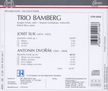 Josef Suk (1874-1935): Klaviertrio op.2, CD