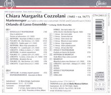 Chiara Margherita Cozzolani (1602-1677): Marienvesper, 2 CDs