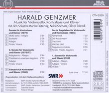Harald Genzmer (1909-2007): Sonaten für Cello &amp; Klavier Nr.1 &amp; 2, CD