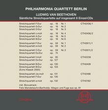 Ludwig van Beethoven (1770-1827): Sämtliche Streichquartette, 8 CDs