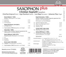 Christian Segmehl - Saxophon plus, CD