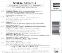 Berliner Barock-Compagney - Scherzi Musicali, CD