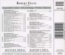 Robert Franz (1815-1892): 42 Lieder, CD
