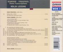 Franz Schreker (1878-1934): Kammersymphonie für Klavier (arr.Strasfogel), CD