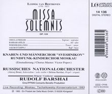 Ludwig van Beethoven (1770-1827): Missa Solemnis op.123, CD