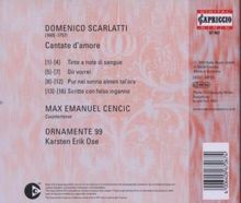 Domenico Scarlatti (1685-1757): Cantate d'Amore, CD