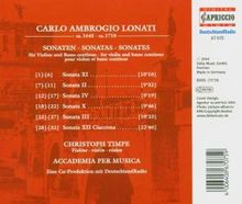 Carlo Ambrogio Lonati (1645-1703): Violinsonaten Nr.2-4,10-12, CD