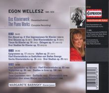 Egon Wellesz (1885-1974): Das Klavierwerk, 3 CDs